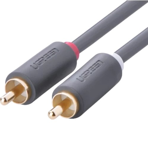 Кабель UGREEN AV104 2RCA to 2RCA Audio Cable 1 m Black (90401971) Тип разъема 2 RCA - 2 RCA