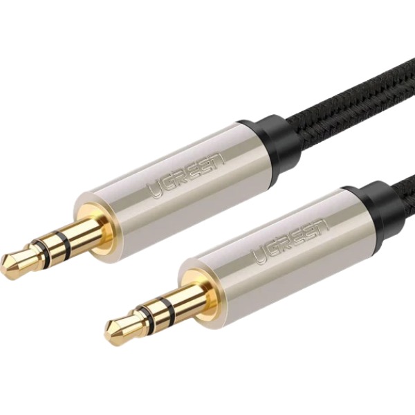 Кабель UGREEN AV125 3.5 mm to 3.5 mm Audio Cable Braided 1 m Gray (90402019) Тип разъема 3.5 - 3.5