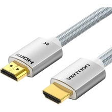 Кабель VENTION HDMI M-M 1.5 м V2.1 8K 60Гц Silver Metal Type (ALCIG)