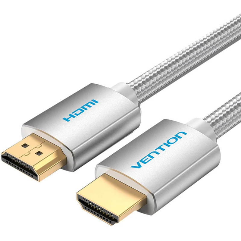 Кабель VENTION HDMI M - M 2.0 м V2.0 4K 60Гц Silver Metal Type (AABIH)