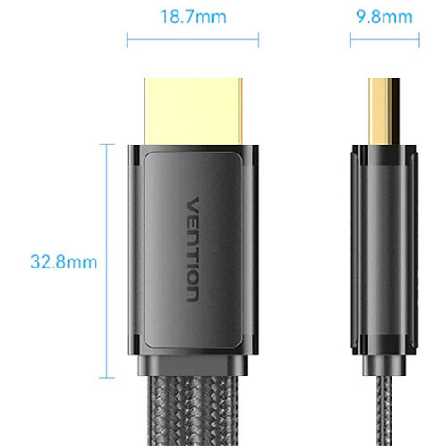 Кабель VENTION HDMI M-M 2.0 м V2.1 8K 60Гц (ALKBH) Тип роз'єму HDMI - HDMI