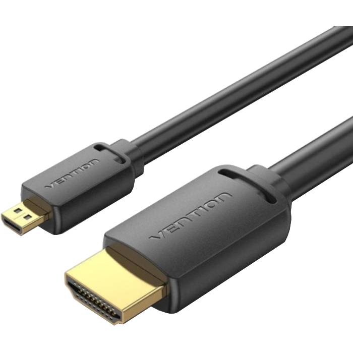 Кабель VENTION HDMI M-mini M 1.5 м 4K Black (AGIBG)