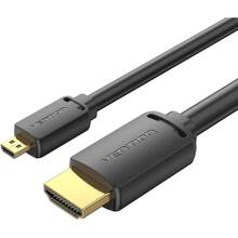 Кабель VENTION HDMI M-mini M 1.5 м 4K Black (AGIBG)