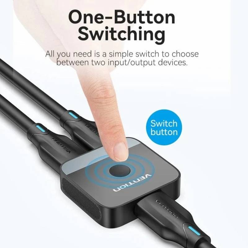 Фото Перехідник VENTION Switch HDMI - 2х HDMI 4K (AKOB0)