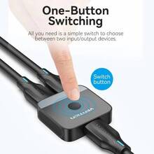 Перехідник VENTION Switch HDMI - 2х HDMI 4K (AKOB0)