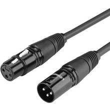 Мікрофонний кабель UGREEN AV130 XLR Male to Female Microphone Cable 5 m Black (20712)