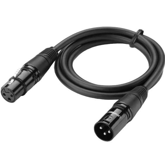 Кабель микрофонный UGREEN AV130 XLR Male to Female Microphone Cable 5 m Black (20712) Коннекторы мама-папа