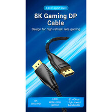 Кабель DisplayPort v1.4 10m Black (HCCBL)