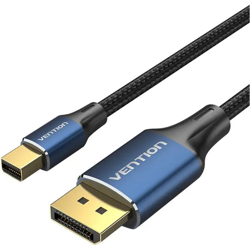 Кабель VENTION DisplayPort - mini DisplayPort v1.4 2 м. Black (HCFLH)