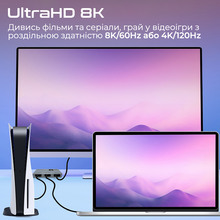 Свитч Promate MediaSwitch-2T HDMI to HDMI Silver (mediaswitch-2t)