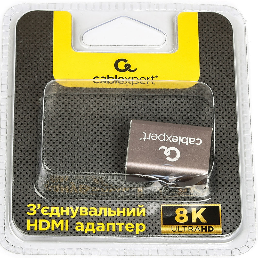 Перехідник Cablexpert HDMI V2.1 (AP-HDMI8K-FF) Тип роз'єму HDMI - HDMI