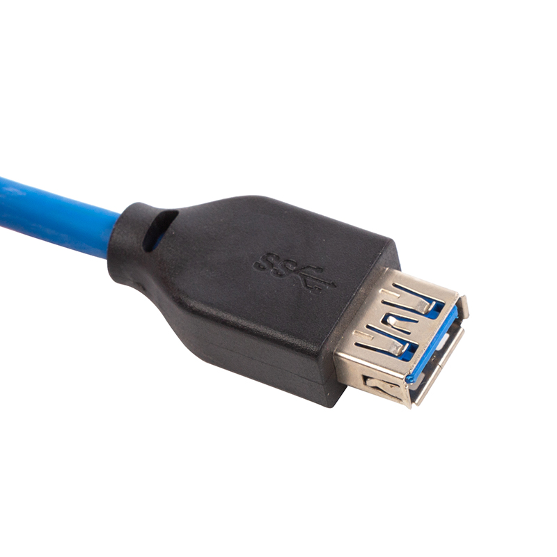 Кабель CABLETIME USB3.0 AF – AM 3 м Blue (CA914616) Разъем 1 USB тип А (мама)