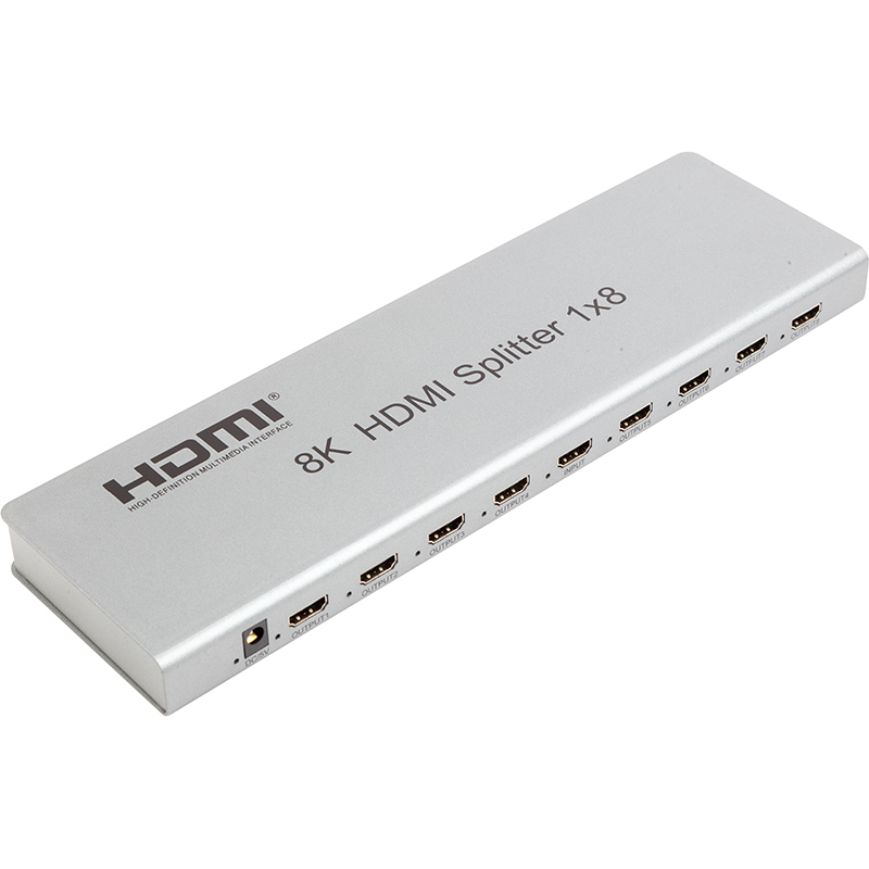 Сплиттер POWERPLANT HDSP8K-8 HDMI 1x8 8K (CA914678)