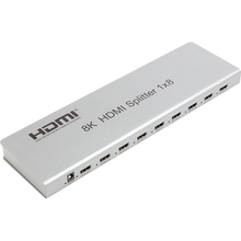 Спліттер POWERPLANT HDSP8K-8 HDMI 1x8 8K (CA914678)