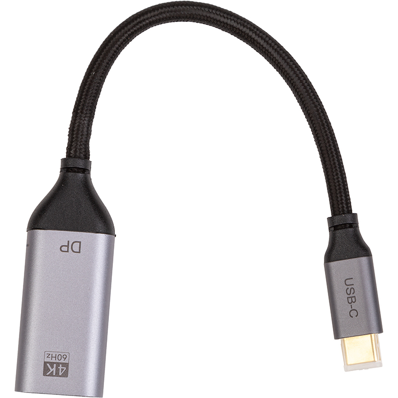 Перехідник CABLETIME USB-C - DisplayPort Silver (CA913671) Конектори мама-папа