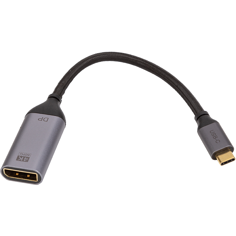 Переходник CABLETIME USB-C - DisplayPort Silver (CA913671)