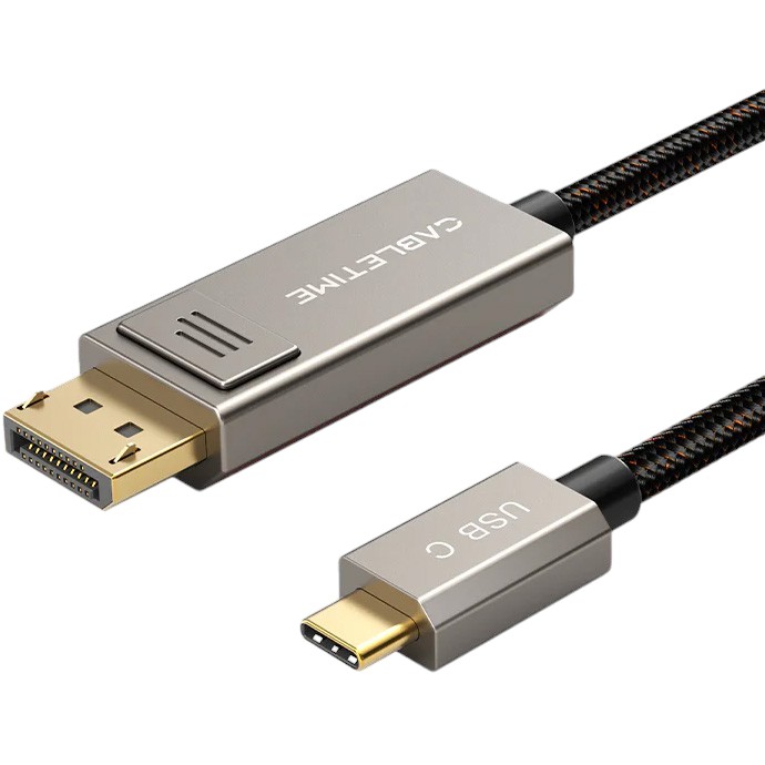 Кабель CABLETIME USB Type-C - DisplayPort 2 м Black (CA914074)