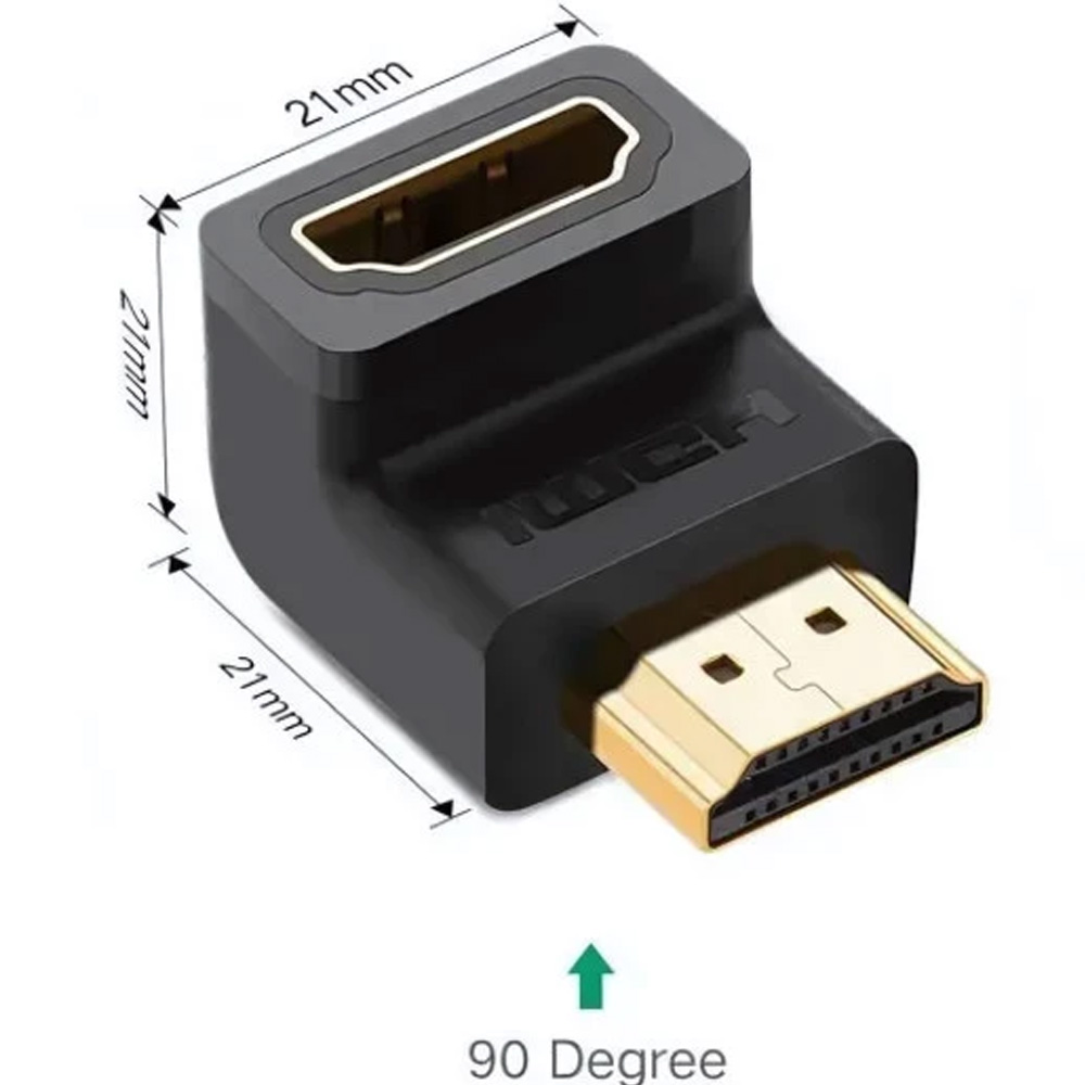 Переходник UGREEN HD112 HDMI - HDMI Black (20109) Вид переходник