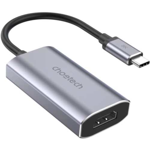 Перехідник CHOETECH USB Type-C - HDMI 8K 0.15 м Black (HUB-H16-GY)