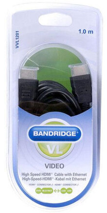 Кабель BANDRIDGE ValueLine VVL1201 HDMI Cable 1m