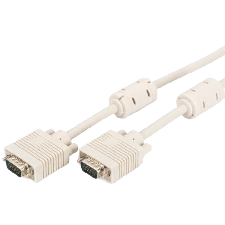 Кабель DIGITUS VGA to VGA 3м Бежевый (AK-310103-030-E)