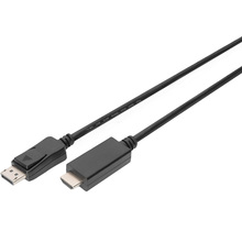 Кабель DIGITUS DisplayPort - HDMI 2 м Black (AK-340303-020-S)