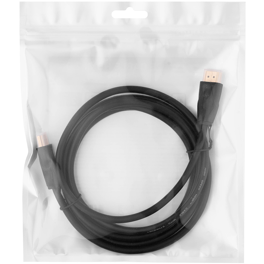 Кабель 2E HDMI - HDMI 2.0 (M/M) 2 м (2EW-1082-2M) Коннекторы папа-папа