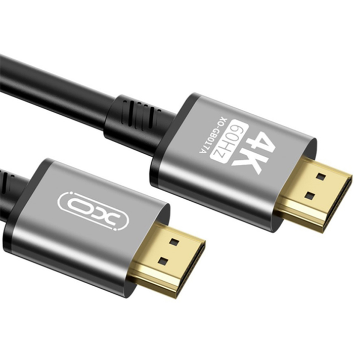 Кабель XO HDMI - HDMI v2.0 3 м Black (GB017A-HDMI.tranish) Тип разъема HDMI - HDMI 