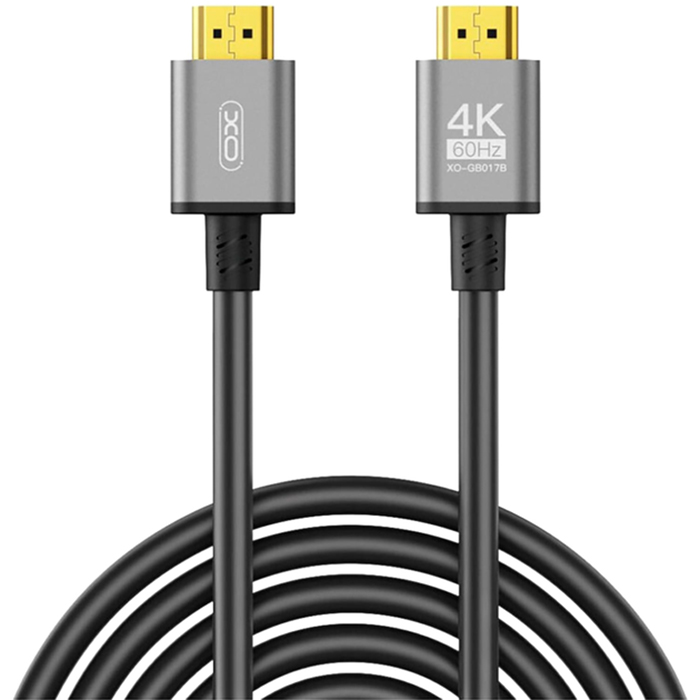 Кабель XO HDMI - HDMI v2.0 5 м Black (GB017B-HDMI.tranish) Вид кабель