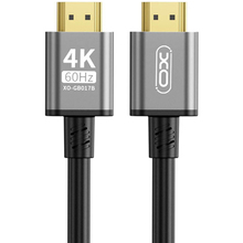 Купити у Запоріжжі - Кабель XO HDMI - HDMI v2.0 5 м Black (GB017B-HDMI.tranish)