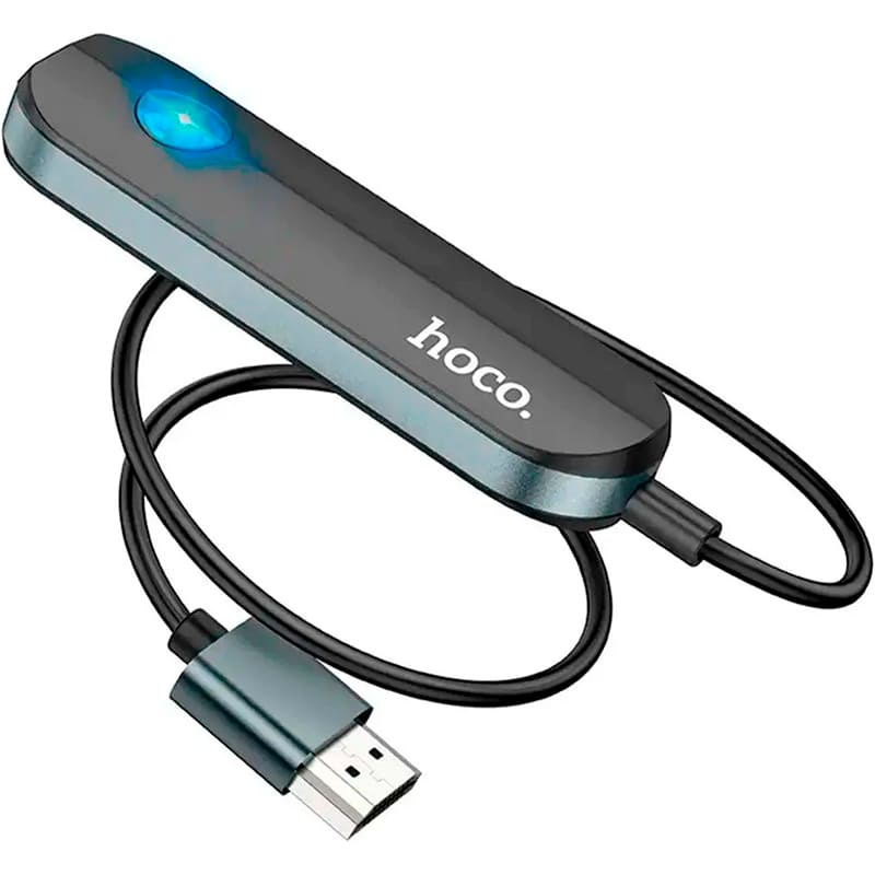 Адаптер HOCO UA23 HDMI - Apple Lightning Black (6931474789785) Коннекторы мама-папа