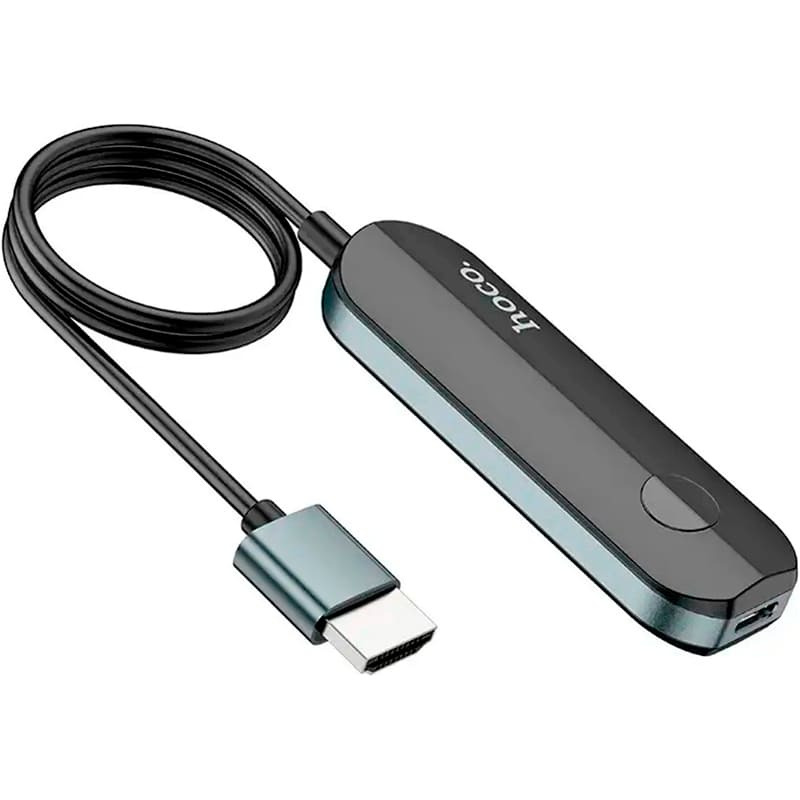 Фото Адаптер HOCO UA23 HDMI - Apple Lightning Black (6931474789785)