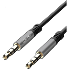 Купити у Запоріжжі - Кабель XO NB121 Audio Cable AUX 1 м Black (XO-NB121)