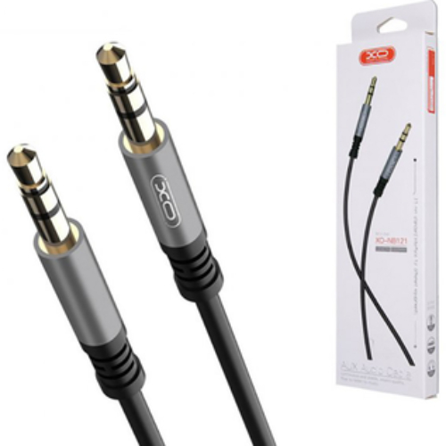 Кабель XO NB121 Audio Cable AUX 1 м Black (XO-NB121) Вид кабель