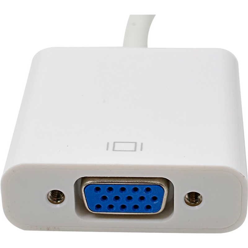 Перехідник STLAB Mini DisplayPort to VGA White (U-999 white) Конектори папа-мама