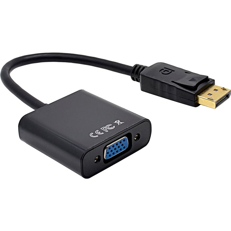 Перехідник STLAB DisplayPort - VGA Black (U-997) Вид перехідник