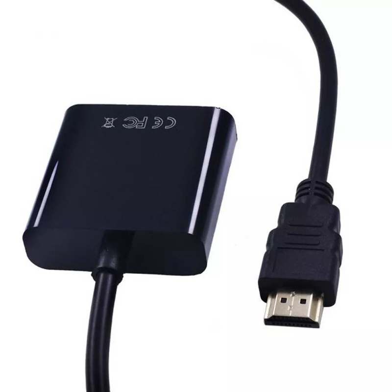 Перехідник STLAB HDMI - VGA Black (U-990 Pro BTC) Довжина 0.2