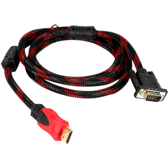 Кабель VOLTRONIC HDMI-VGA 1.5м (YT-HDMI(M)-VGA(M)-1.5м)