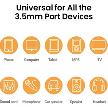 Кабель UGREEN AV183 3.5 мм - 3.5 мм 1.5 m Black (90403185)