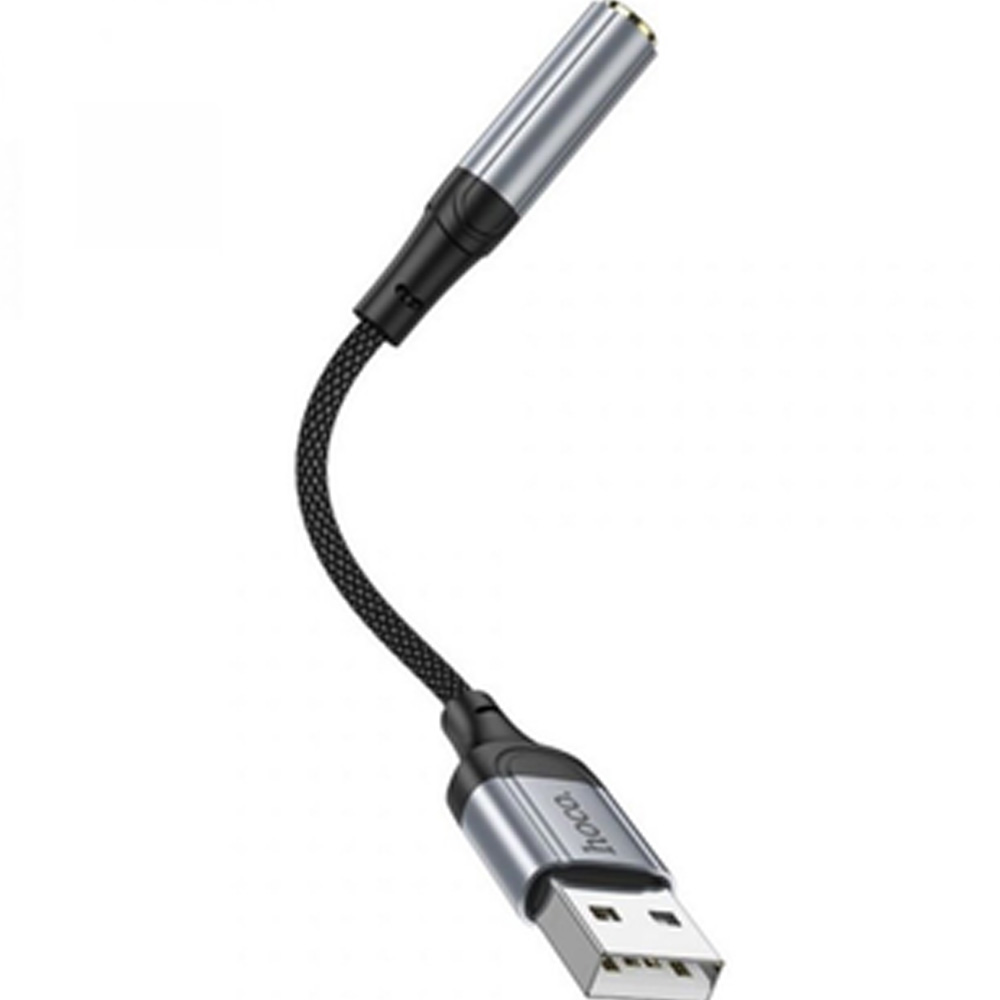 Переходник HOCO LS36 USB - 3.5 мм Black (6942007608879) Тип разъема 3.5 - USB