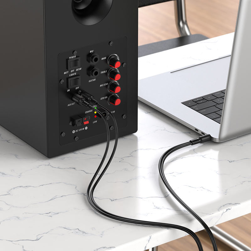 Зовнішній вигляд Кабель BOROFONE BL11 1.5 м Black (6974443382204)