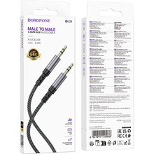 Кабель BOROFONE BL24 1 м Metal Grey (6941991118968)