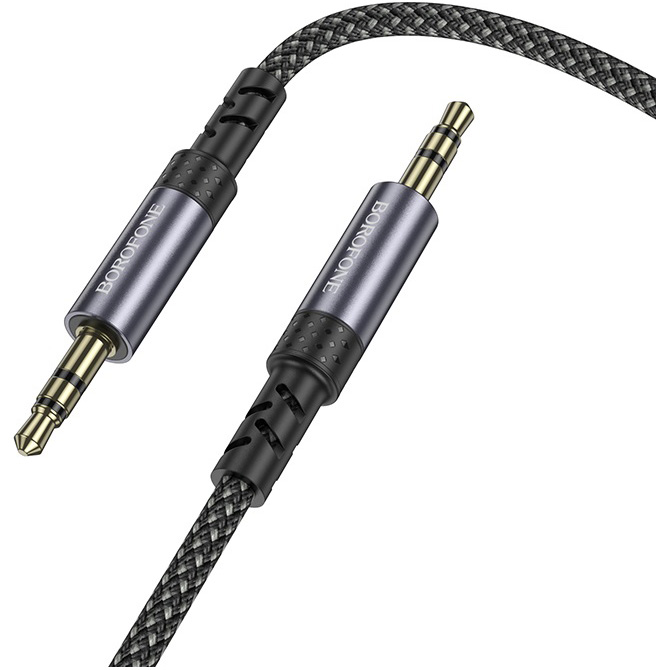 Зовнішній вигляд Кабель BOROFONE BL24 1 м Metal Grey (6941991118968)