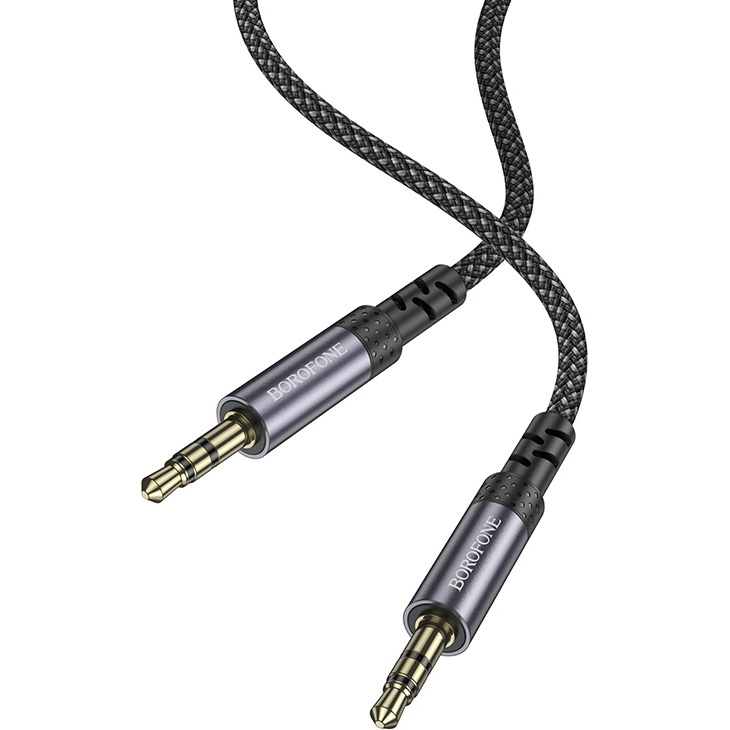 Кабель BOROFONE BL24 1 м Metal Grey (6941991118968) Конектори папа-папа