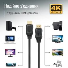 Кабель COLORWAY HDMI-HDMI 4K/60 Гц 1.5 м Black (CW-CBHD078-BK)