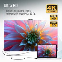 Кабель COLORWAY HDMI-HDMI 4K/60 Гц 3 м Black (CW-CBHD079-BK)