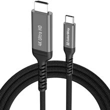 Кабель COLORWAY USB Type-C - HDMI 4K 60Hz 2м Black (CW-CBCHD077-BK)