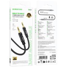 Кабель BOROFONE BL22 3,5-3,5 мм 1м Black (6941991117725)