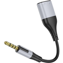 Перехідник BOROFONE BL19 Creator 2-in-1 3.5 mm Black (6941991108341)