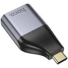 Перехідник HOCO UA33 USB Type-C - HDTV Metal Gray (6942007645584)